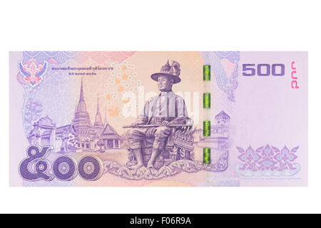 Thai five hundred baht bill Stock Photo
