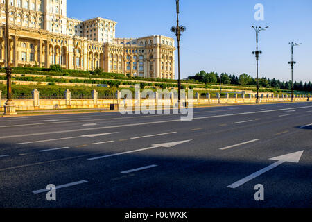 Parliament building in Bucharest Stock Photo