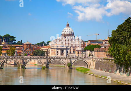 St. Peter's Basilica in Rome, Italy Stock Photo