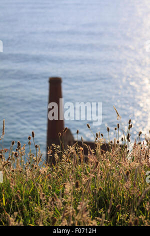 The Towanroath Shaft Pumping Engine House at Wheal Coates on St. Agnes Head between Chapel Porth and St. Agnes, Cornwall