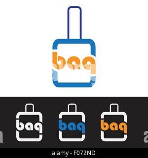 baggage icon travel journey icon vector illustration Stock Vector