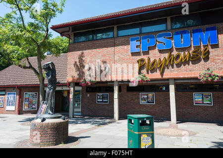 Epsom Playhouse Theatre, Ashley Avenue, Epsom, Surrey, England, United Kingdom Stock Photo