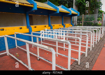 A ticket counter at Gelora Bung Karno (Senayan Sports Complex) in Jakarta, Indonesia. Stock Photo