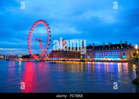 London Eye, London, United Kingdom, Europe Stock Photo