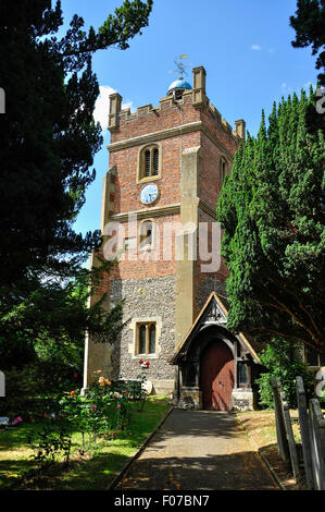 Church of Saint Mary, Harmondsworth, London Borough of Hillingdon, Greater London, England, United Kingdom Stock Photo