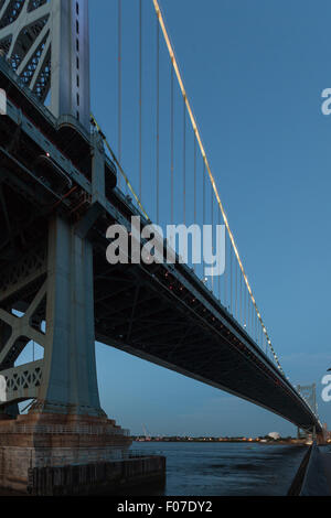 This view of the north side of the Ben Franklin Bridge was taken from ...