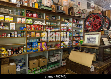 Mast General Store, grocery section, Boone, North Carolina Stock Photo