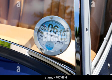 Car Tax Disc pre 2015 UK Stock Photo