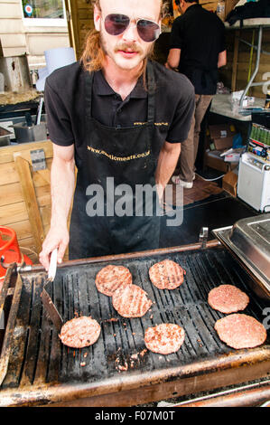 Huddersfield Food and Drink Festival held in St Georges Sq, Huddersfield, Sunday  9th August 2015 Stock Photo