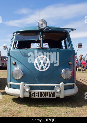 VW Split Screen Volkswagen camper van interior at a VW show. England ...