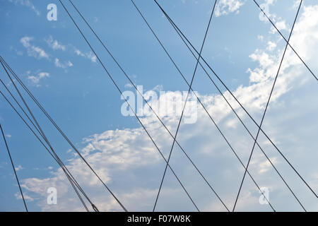 ropes against sky Stock Photo