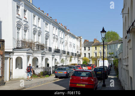 Chalcot Crescent, Primrose Hill, London Borough of Camden, London, England, United Kingdom Stock Photo