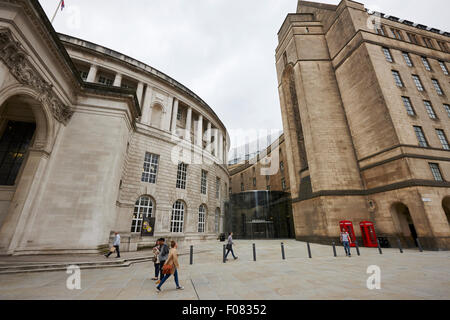 Manchester central library entrance in library walk England UK Stock Photo