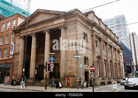 the portico library building Manchester England UK Stock Photo