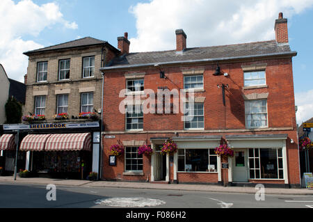 The Shoulder of Mutton Pub, Market Street, Ashby-de-la-Zouch, Leicestershire, England, UK Stock Photo