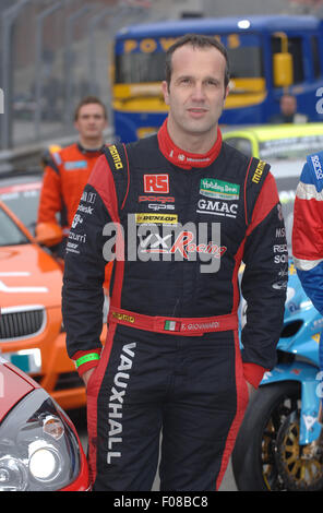 Fabrizio Giovanardi, British Touring Car racing driver for Vauxhall in 2010 Stock Photo