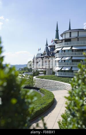 View of Hotel Dolder Grand in Zurich, Switzerland Stock Photo