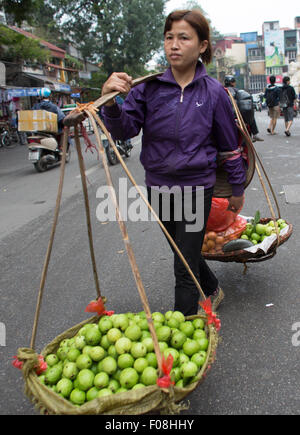 street vendor in Hanoi, Vietnam Stock Photo