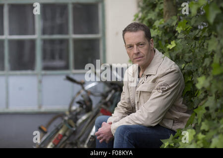 Actors promoting the new season of Rote Rosen at Briese Studios  Featuring: Oliver Sauer Where: Hamburg, Germany When: 08 Jun 2015 Stock Photo