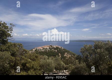 View of beli village and sea in Cres, Croatia Stock Photo - Alamy