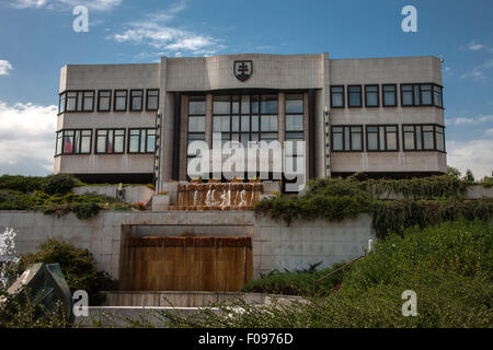 Slovak parliament building in Bratislava, Slovakia Stock Photo