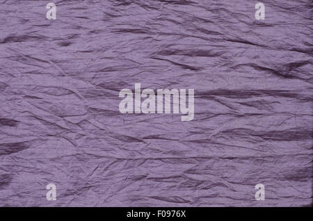closeup to violet  creased silk texture background Stock Photo