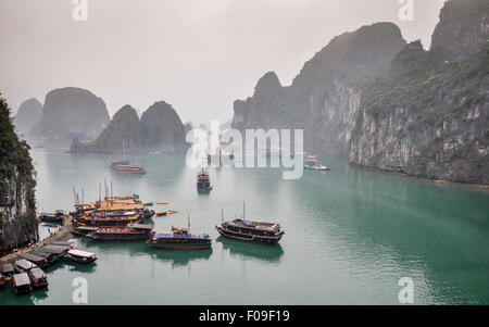 Foggy Day in Halong Bay, Vietnam