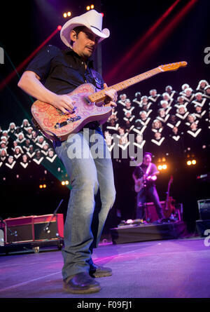 Brad Paisley live at C2C - Country to Country Festival at the O2 Arena, London on 03/16/2014 Stock Photo