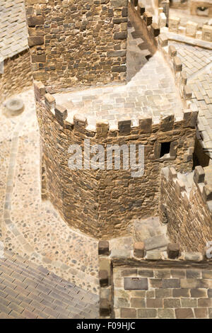 Located in a hill in the town of Javier (Spain) was built in the 10th century Stock Photo