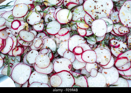 Radish dish, Oregon. Stock Photo