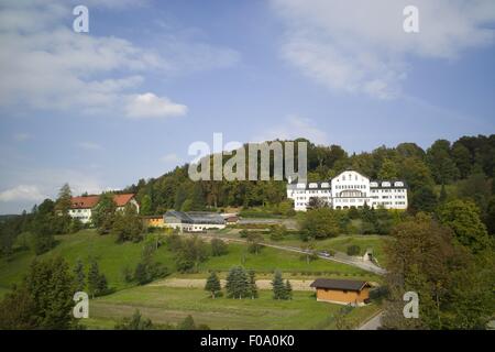 Monastery in Adelhozen, Bavaria, Germany Stock Photo