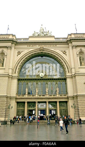 Keleti Palyaudvar railway station Budapest Hungary Stock Photo