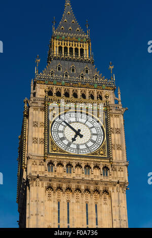 Big Ben clock tower Palace of Westminster London UK Stock Photo