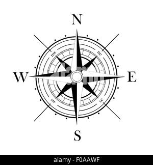 wind rose Stock Photo