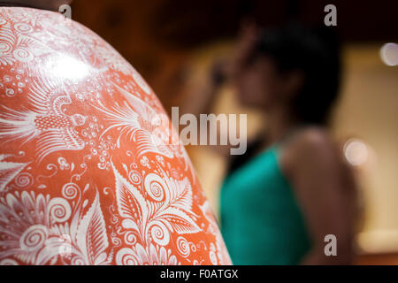 Pottery craft from surrounding area of Tonala. Guadalajara, Jalisco. Mexico Stock Photo