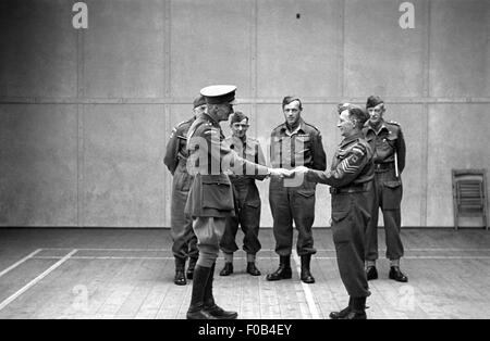 A small group of soldiers. Stock Photo