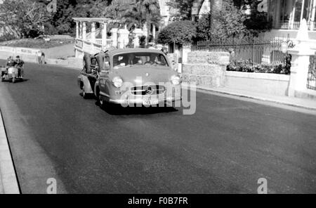 Monaco GP in Monte Carlo 1955 Stock Photo