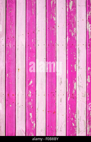 Pink Painted Distressed Woodwork Stock Photo