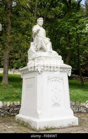 Statue of James Hogg, the Ettrick Shepherd, near St Mary's Loch ...