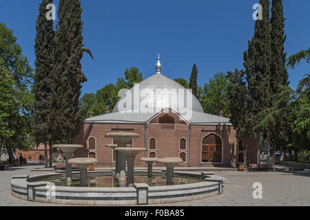 Juma (Friday) Mosque, aka Shah Abbas Mosque, Ganja, Azerbaijan Stock Photo