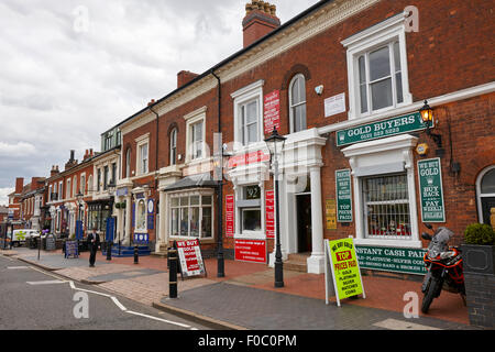 Jewellery shops on vyse street jewellery quarter Birmingham UK Stock Photo