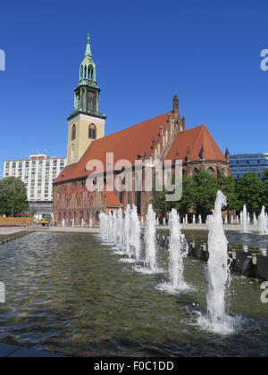 St. Marys Church known in German as the Marienkirche is a church in Berlin Germany Stock Photo