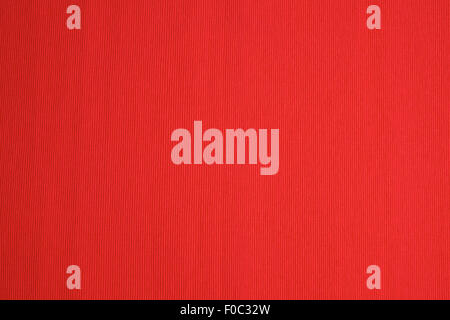 Red woven cotton fabric texture background. Stock Photo