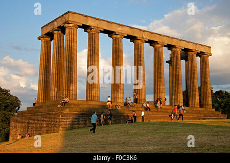 Calton Hill Edinburgh Scotland UK Stock Photo