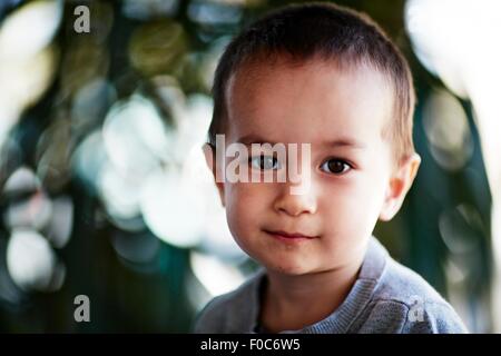 Portrait of smiling toddler