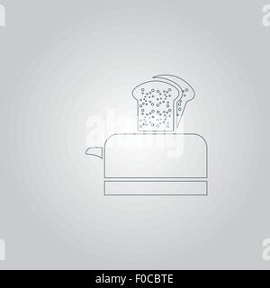 toaster icon Stock Vector
