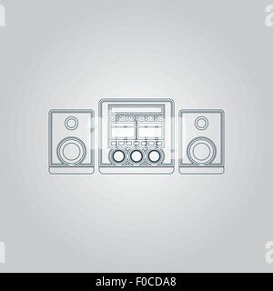 stereo sign Stock Vector
