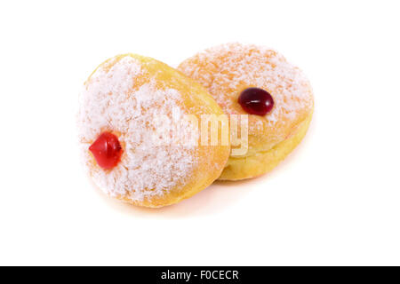 Donuts isolated on white background Stock Photo