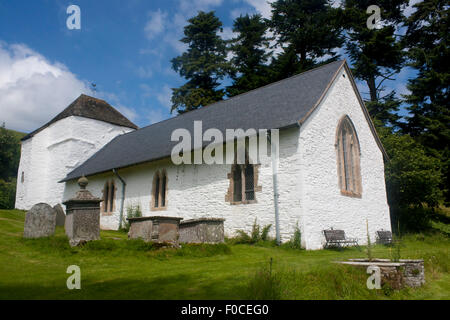 St Mary's Church Pilleth Near Knighton Radnorshire Powys Mid Wales UK Church close to site of Battle of Bryn Glas, won by Welsh Stock Photo