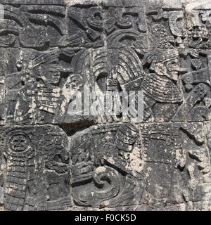 Ancient carving on the wall Stock Photo